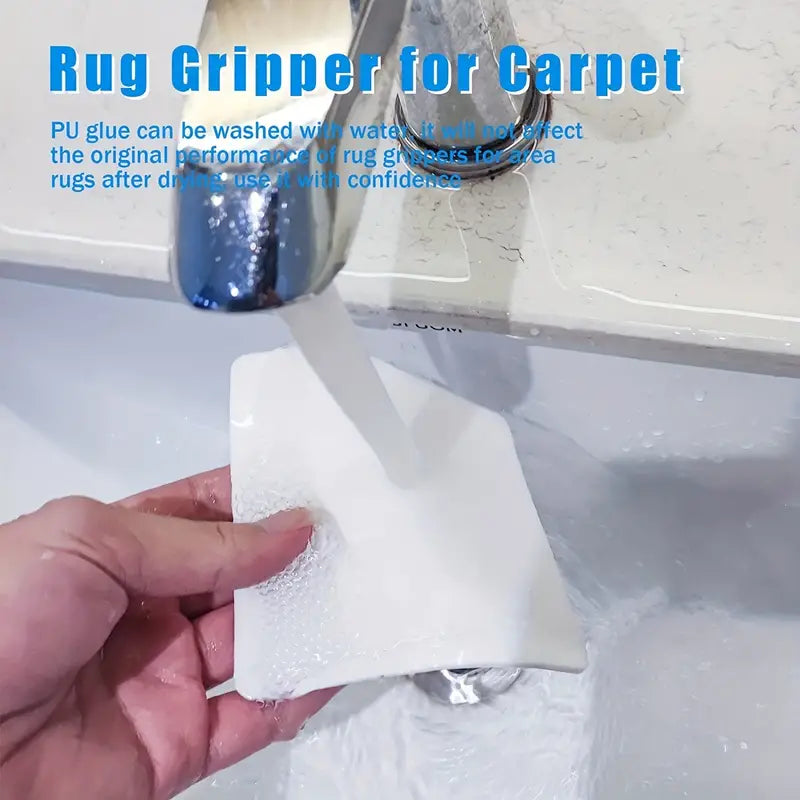 Carpet Pad Clips — Non-Slip Rug Gripper Clips for Area Rugs & Carpet Mats (4-Pack)